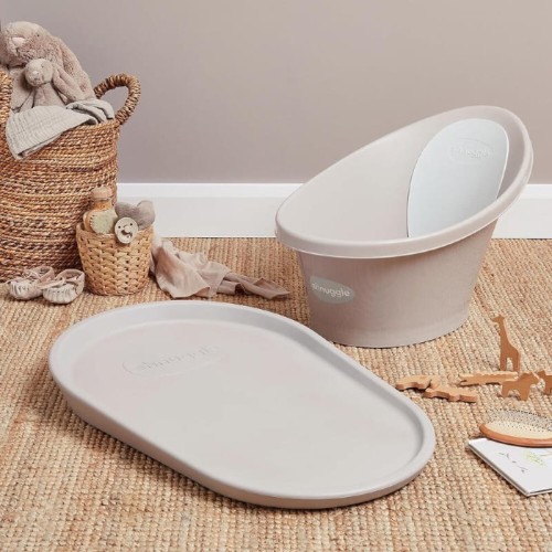 Mata do Przewijania z pianki squishy Taupe Shnuggle