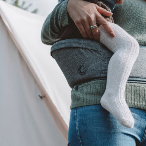 Hippychick Nosidełko biodrowe Hipseat denim gray