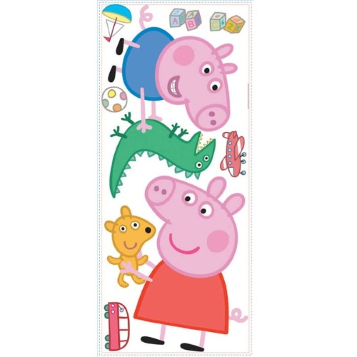 Naklejka świnka Peppa i George RoomMates