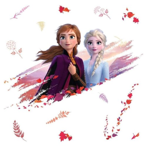 Naklejki kraina lodu Frozen Anna i Elsa RoomMates