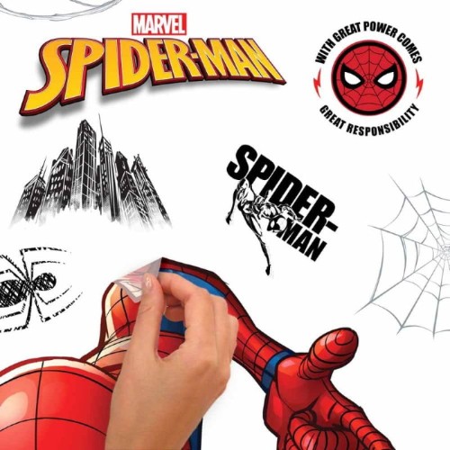 Miarka wzrostu XXL Spider-man RoomMates