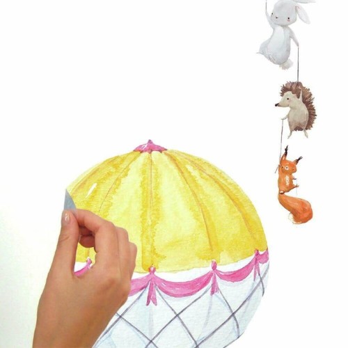 Naklejki balon na ogrzane powietrze RoomMates