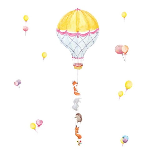 Naklejki balon na ogrzane powietrze RoomMates