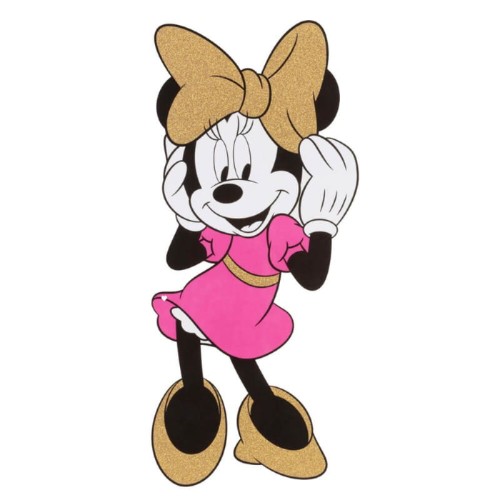 Naklejki myszka Minnie brokat RoomMates