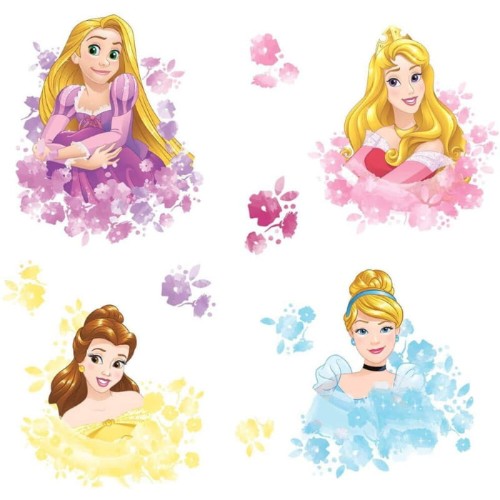 Naklejki księżniczki w kwiatach Disney’a RoomMates