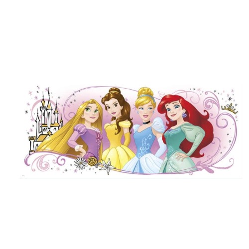 Naklejki księżniczki i zamek Disney’a RoomMates