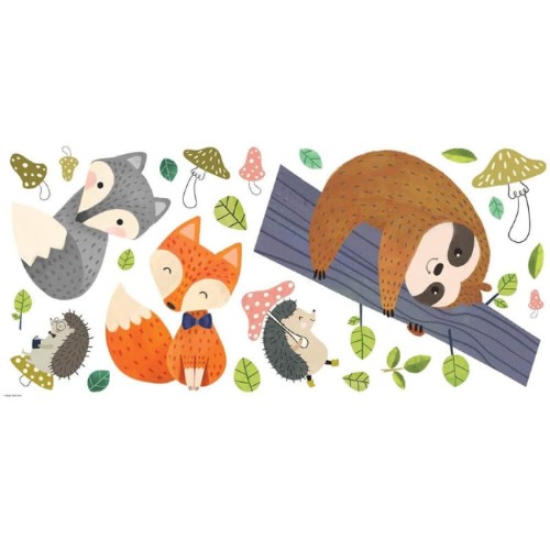 Naklejki leśne zwierzęta RoomMates