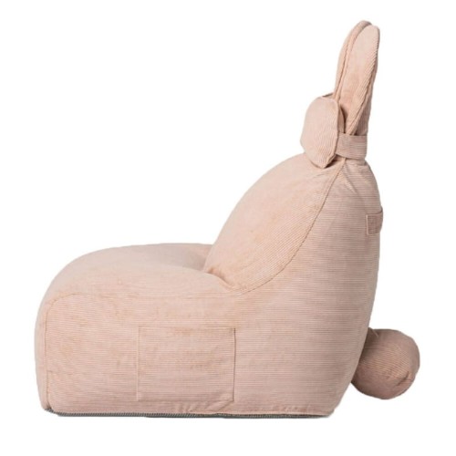 Pufa Funny Bunny sztruksowa różowa The Brooklyn Kids