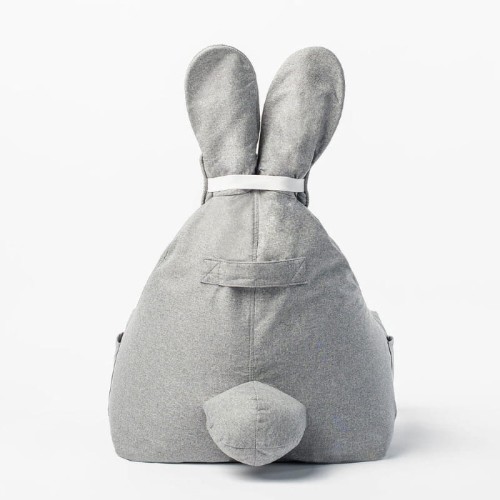 Puf Funny Bunny szary The Brooklyn Kids