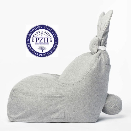 Puf Funny Bunny szary The Brooklyn Kids