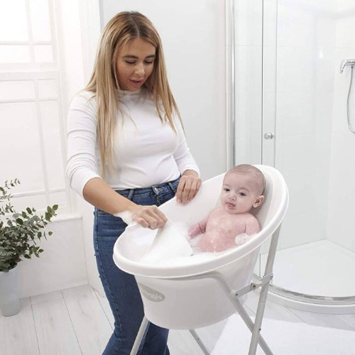Stojak do wanienki dla niemowlaka z odpływem Baby Snuggle