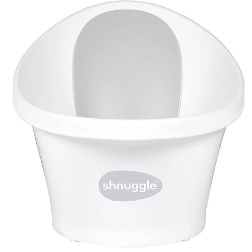 Shnuggle Wanienka dla Niemowlaka z Odpływem Baby Grey