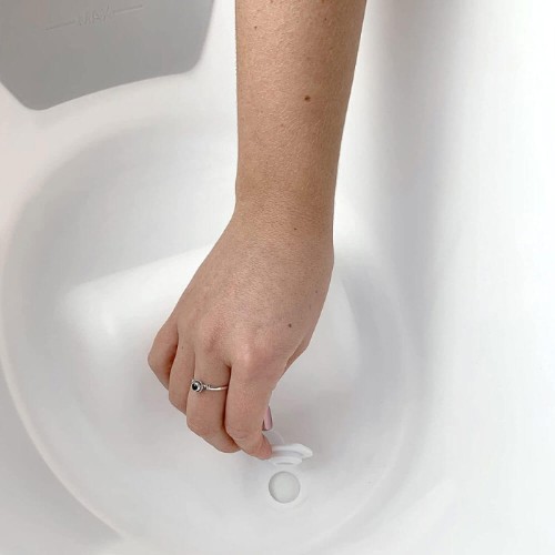 Wanienka dla niemowlaka z odpływem Baby grey Shnuggle