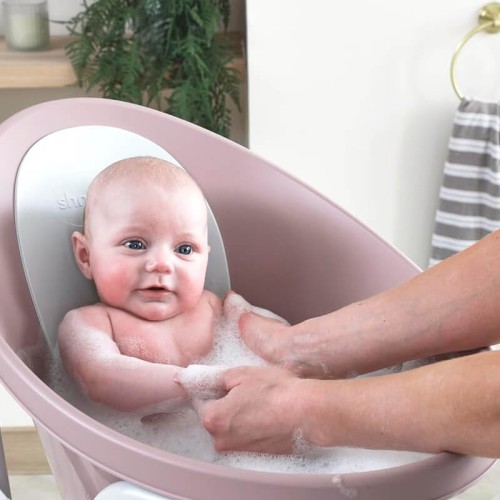 Shnuggle Wanienka dla Niemowlaka z Odpływem Baby Blossom Pink