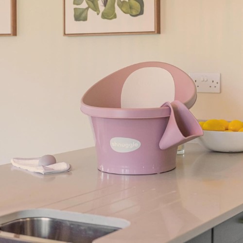 Shnuggle Wanienka dla Niemowlaka z Odpływem Baby Blossom Pink