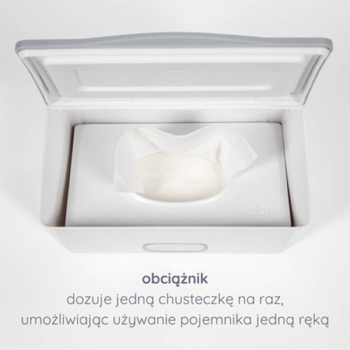 Pojemnik z dozownikiem na mokre chusteczki white Ubbi