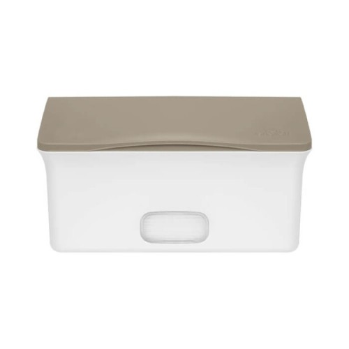 Pojemnik na mokre chusteczki taupe Ubbi