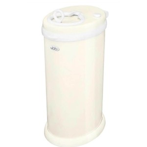Kosz na pieluchy stalowy Matte Ivory Ubbi 