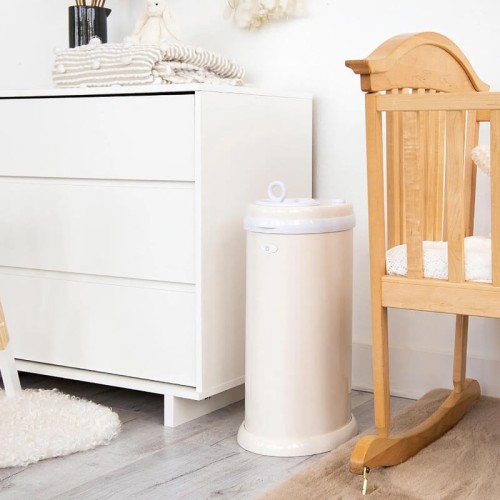 Ubbi Stalowy Kosz na Pieluchy Ivory