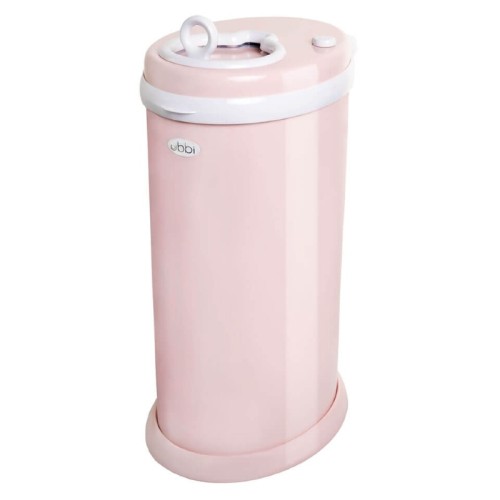 Kosz na pieluchy stalowy blush pink