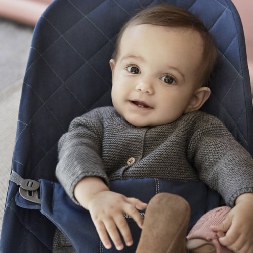 Leżaczek Bliss Woven granat BabyBjorn