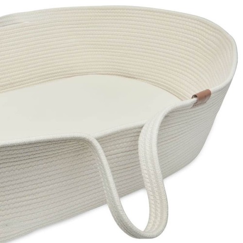 Kosz Mojżesza pleciony łatwy do przenoszenia Natural Jollein