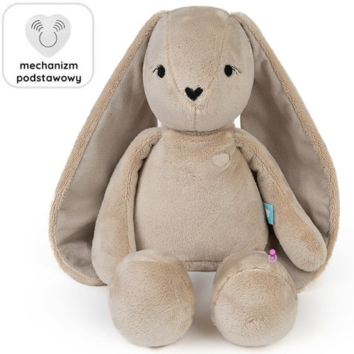 Szumiś królik beż szumiąca przytulanka dla niemowląt