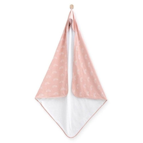 Ręcznik dla niemowlaka Frotte Rainbow Blush Jollein
