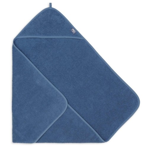 Ręcznik dla niemowlaka z kapturkiem Frotte jeans blue Jollein