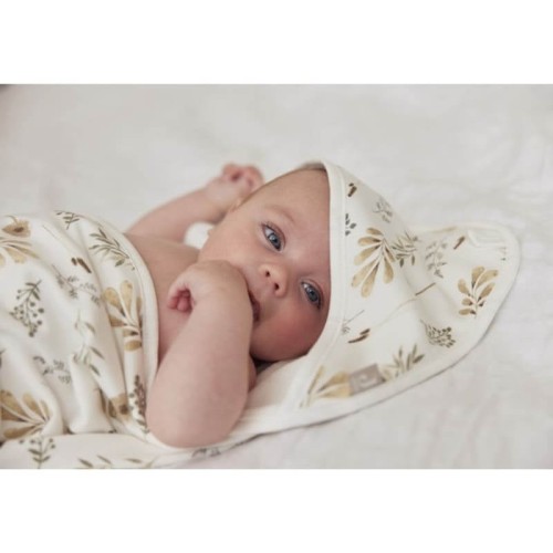 Ręcznik dla niemowlaka z kapturkiem Wild Flowers Jollein