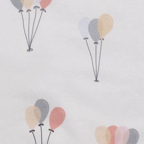 Okrycie kąpielowe z kapturkiem dla noworodka Bamboo Baloons Hi Little One