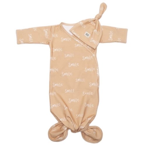 Śpiworek dla noworodka z czapeczką wielofunkcyjny Fish Smile Hi Little One