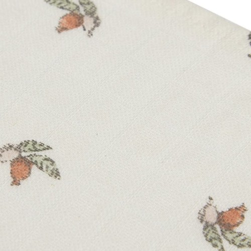 Kocyk muślinowy 100x75 Dzikie Róże Rosehip Jollein