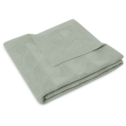 Kocyk tkany Shell Knit Gots Sea Foam Jollien