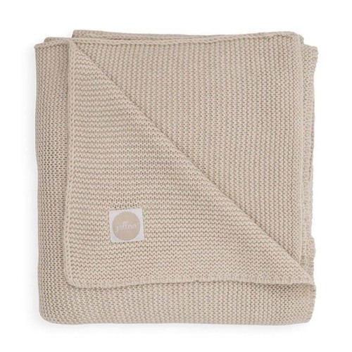 Kocyk dla dziecka tkany Basic Knit Nougat Jollein