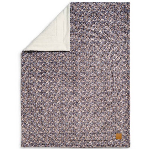 Kocyk Pearl Velvet Blue Garden Elodie Details