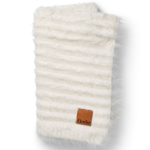 Kocyk Furry Knit Vanilla White Elodie Details