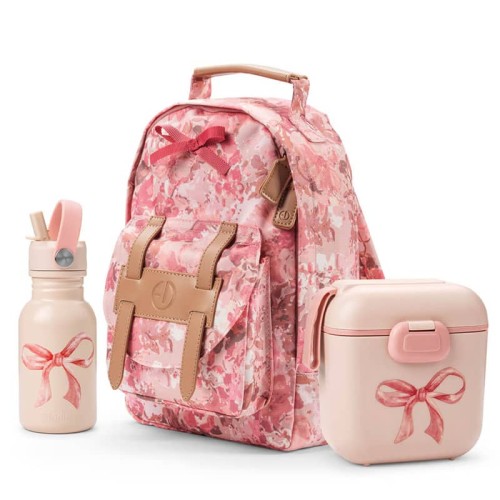 Plecak MINI River Rose + Butelka 350 ml + Lunchbox Elodie Details