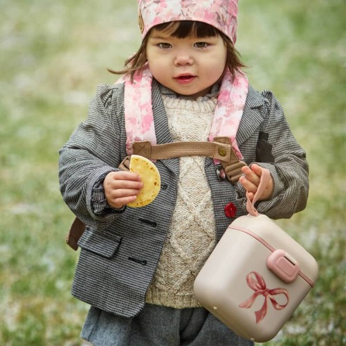Plecak MINI River Rose + Butelka 350 ml + Lunchbox Elodie Details