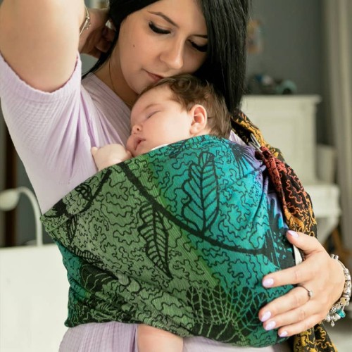 Chusta kółkowa tkana