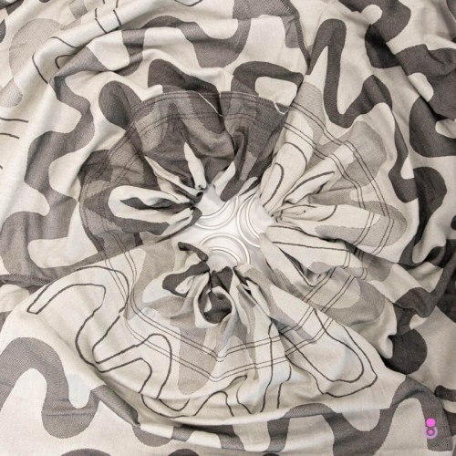 Waga tuląca dla niemowlaka Gray Waves Bright Supermama
