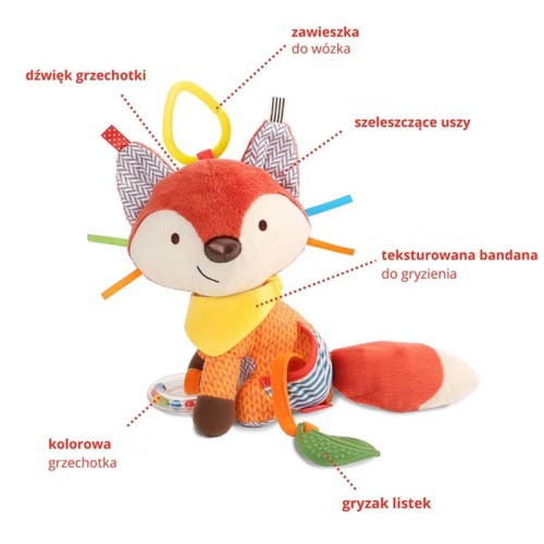 Zawieszka aktywna bandana Buddies lis Skip Hop