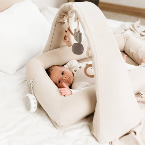 Gniazdko niemowlęce modularne 2w1 pałąk sand Sleeppe