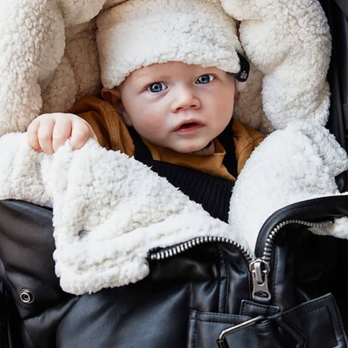 Śpiworek do wózka Aviator Black Elodie Details