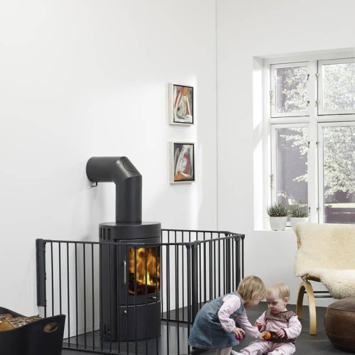 Osłona kominka FLEX XL czarna Baby Dan