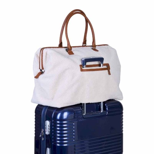 Torba Mommy Bag Teddy Bear White Childhome