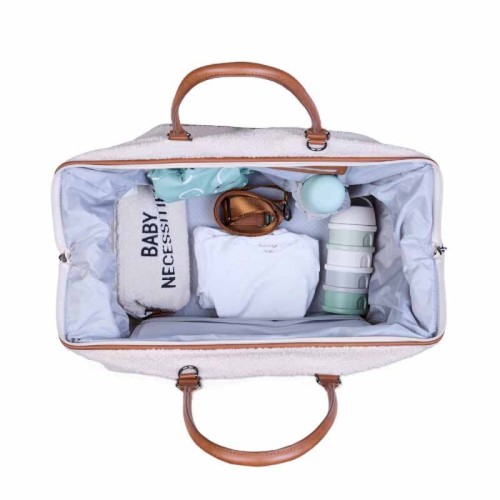Torba Mommy Bag Teddy Bear White Childhome