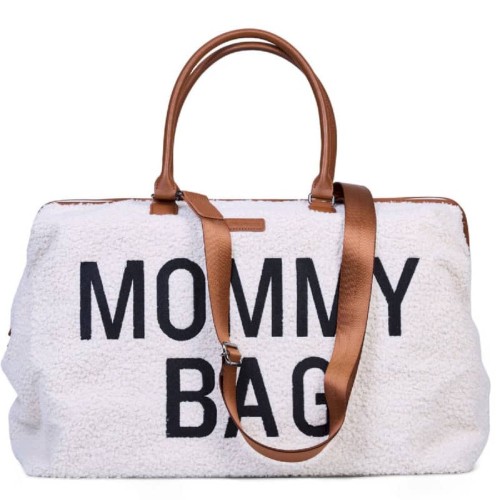 Torba Mommy Bag Teddy Bear White Childhome