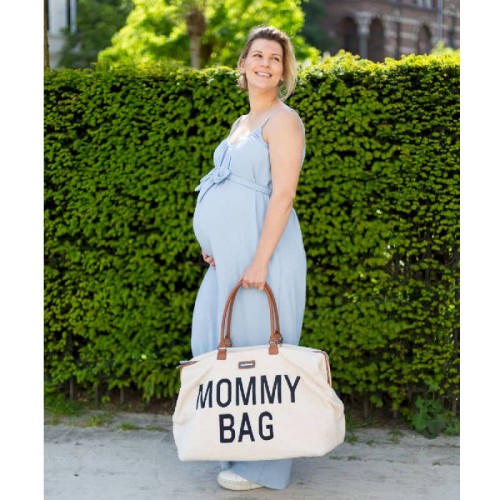 Torba Mommy Bag Teddy Bear White Childhome