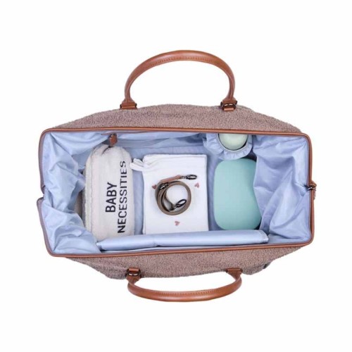 Torba Mommy Bag Teddy Soft Brown Childhome